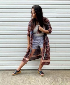 Ichcha Handcrafted Crossroads Robe Dress