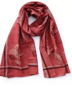 Ichcha Nacea Red Scarf
