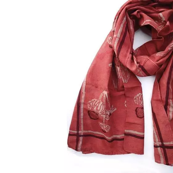 Ichcha Nacea Red Scarf 2 Ichcha Nacea Red Scarf