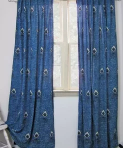 Ichcha Nazar Indigo Curtain Handcrafted