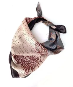 Ichcha Pink Sky Square Bandana Handcrafted