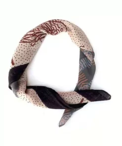 Ichcha Pink Sky Square Bandana Handcrafted