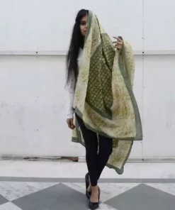 Ichcha Accessories Green Rose Scarf 14 Ichcha Accessories Green Rose Scarf