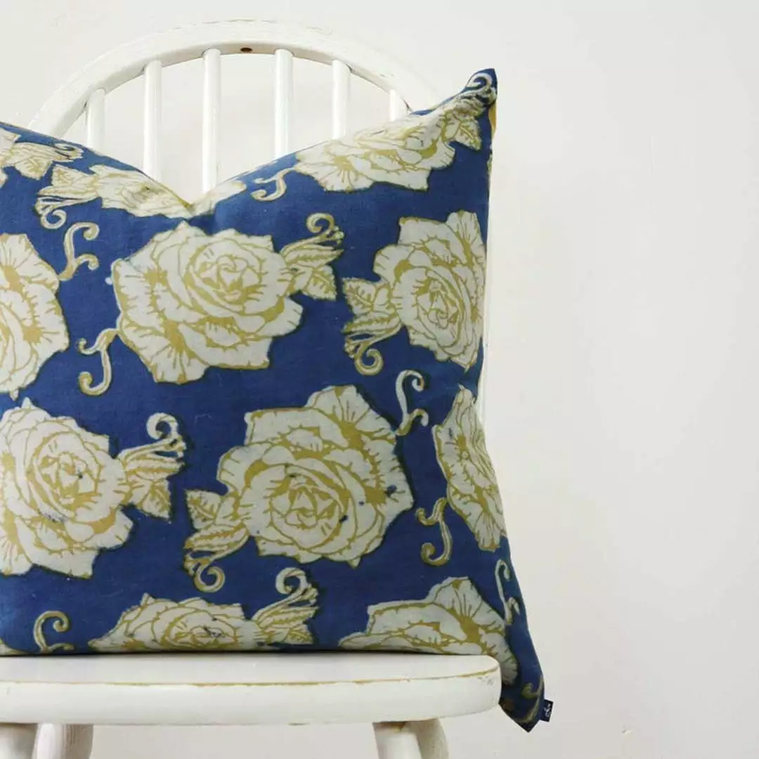 Ichcha Rose Throw Pillow Cover Handcrafted 5 Ichcha Rose Throw Pillow Cover Handcrafted