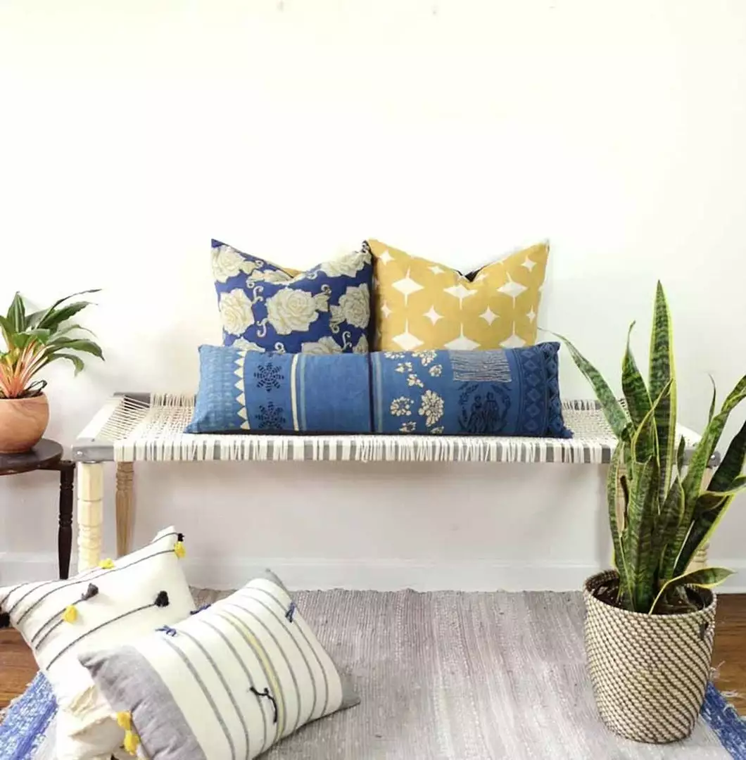 Ichcha Rose Throw Pillow Cover Handcrafted 3 Ichcha Rose Throw Pillow Cover Handcrafted