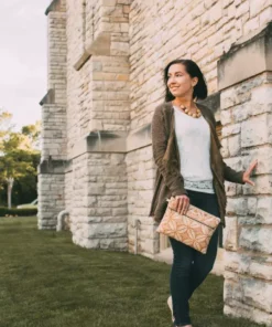 Carry Courage Inventor Cork Tablet Organizer - Cream