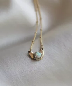 Iron Oxide Jewelry Little Lunar Choker - Gold Tone Bronze