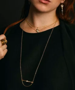 Iron Oxide Jewelry Little Lunar Choker - Gold Tone Bronze 10 Iron Oxide Jewelry Little Lunar Choker - Gold Tone Bronze