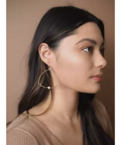 Iron Oxide New Step Hoop Earrings Jewelry