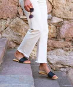 Nisolo Isla Slide Sandal - Black