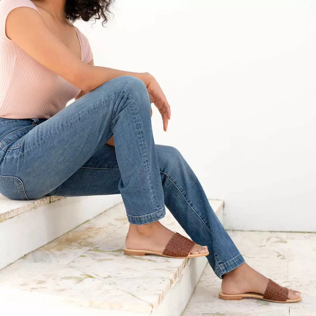 Nisolo Shoes Isla Woven Slide Sandal 6 Nisolo Shoes Isla Woven Slide Sandal