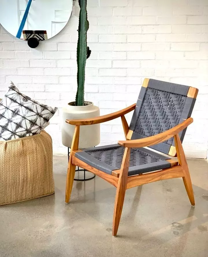 Masaya & Co. Izapa Solid Manila Arm Chair Handcrafted 2 Masaya & Co. Izapa Solid Manila Arm Chair Handcrafted