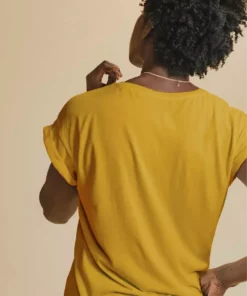 Poplinen Best Sellers Jane Cuffed Hemp Tee 7 Poplinen Best Sellers Jane Cuffed Hemp Tee