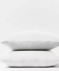 Coyuchi Jersey Envelope Pillowcase Set - Alpine White Home Goods