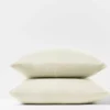 Coyuchi Fair Trade Jersey Envelope Pillowcase Set - Undyed
