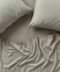 Coyuchi Home Goods Jersey Sheet Set - Laurel
