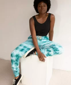 North Of West Julie Tie Dye Joggers - Atlantic