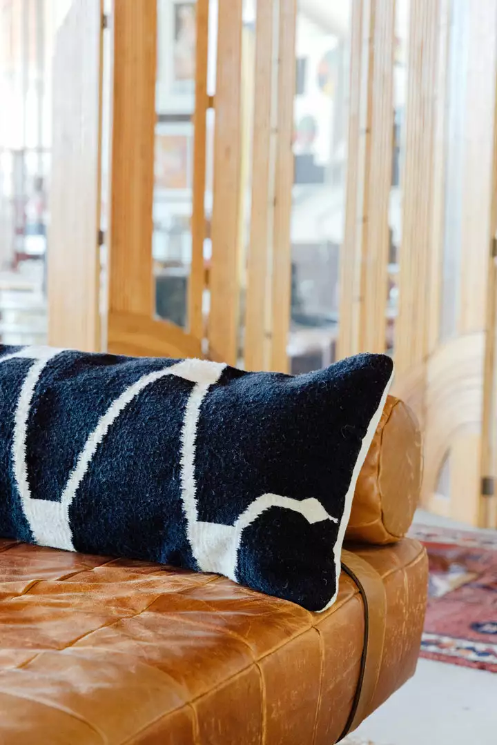 K-apostrophe Wadjet Wool Lumbar Pillow Home Goods 3 K-apostrophe Wadjet Wool Lumbar Pillow Home Goods