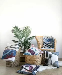 K-apostrophe Marea Upcycled Throw Blanket