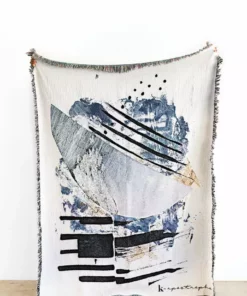 K-apostrophe Marea Upcycled Throw Blanket