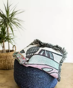 K-apostrophe Miro Upcycled Throw Blanket Home Goods 5 K-apostrophe Miro Upcycled Throw Blanket Home Goods