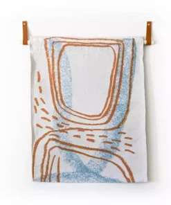 K-apostrophe Topographic Woven Tapestry