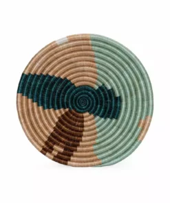 KAZI Abstract Apricot + Seafoam Hot Pad Home Goods