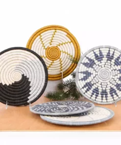 KAZI Home Goods Hope Metallic Silver Hot Pad