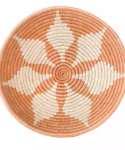 KAZI Medium Apricot Hope Round Basket