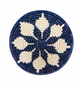 KAZI Medium Blue Night Round Basket