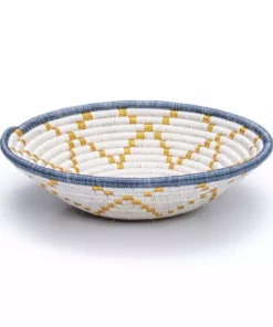 KAZI Medium Metallic Gold Hope Round Basket 7 KAZI Medium Metallic Gold Hope Round Basket