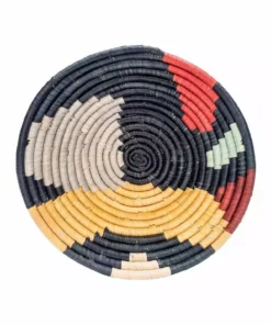 KAZI Medium Mod Abstract Round Basket