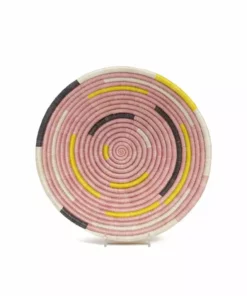 KAZI Medium Pale Blush Spiral Basket Home Goods