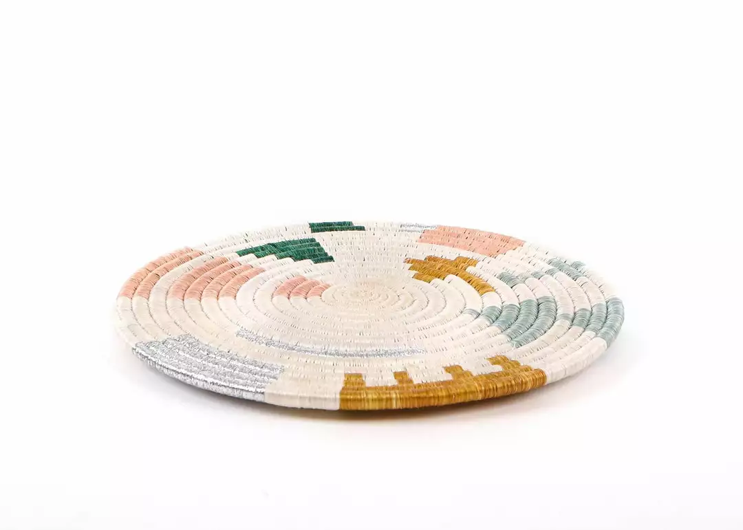 KAZI Fair Trade Mtoto Metallic Floret Hot Pad 3 KAZI Fair Trade Mtoto Metallic Floret Hot Pad