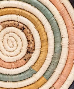 KAZI Best Sellers Peach + Banana Bark Striped Trivet 6 KAZI Best Sellers Peach + Banana Bark Striped Trivet