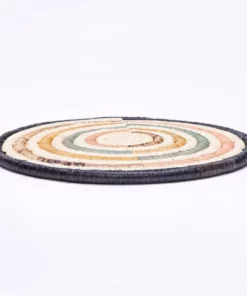 KAZI Best Sellers Peach + Banana Bark Striped Trivet