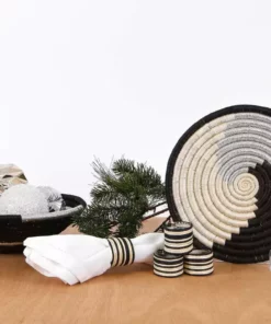 KAZI Silver + Black Unity Hot Pad Home Goods