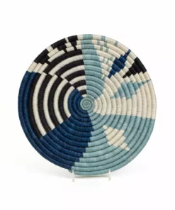 KAZI Silver Blue Biko Trivet