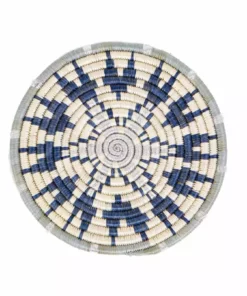 KAZI Zahabu Metallic Silver Hot Pad Trivet