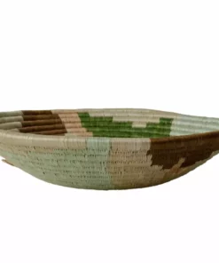 KAZI Tierra Abstract Large Round Basket