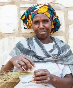 KAZI Home Goods Small Black Woven Wall Disc Art 5 KAZI Home Goods Small Black Woven Wall Disc Art