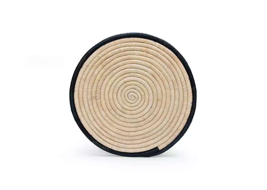 KAZI Home Goods Dark Gray Ring Charger Wall Disc 1 KAZI Home Goods Dark Gray Ring Charger Wall Disc