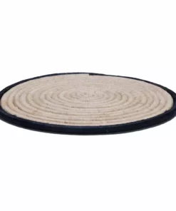 KAZI Home Goods Dark Gray Ring Charger Wall Disc