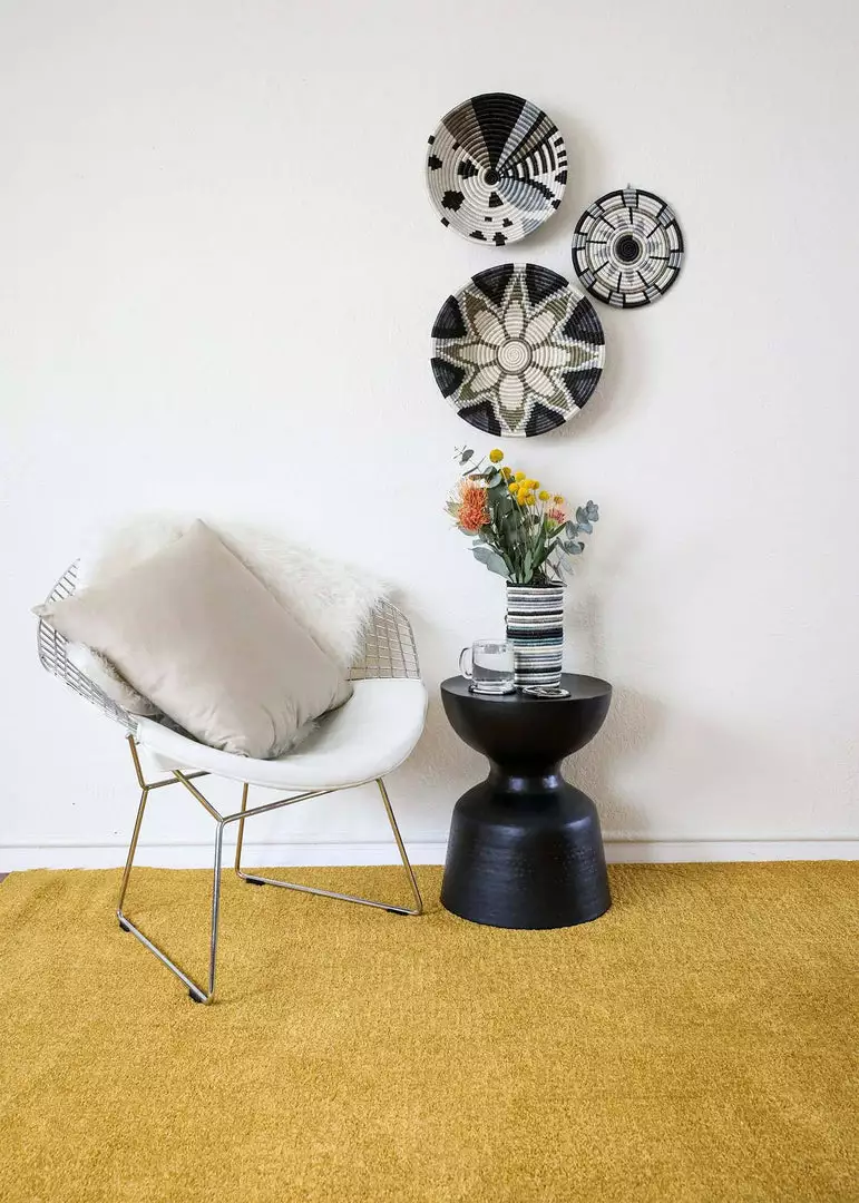 KAZI Extra Large Slate Jua Round Basket Home Goods 3 KAZI Extra Large Slate Jua Round Basket Home Goods