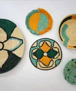 KAZI Home Goods Small Bermuda Fringed Wall Disc I