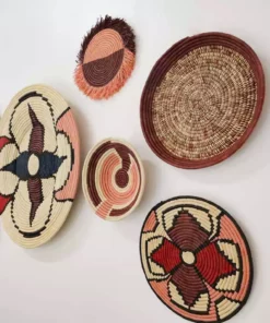 KAZI Home Goods Small Blossom Fringed Wall Disc I