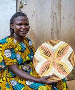 KAZI Small Mbalwa Woven Wall Plate