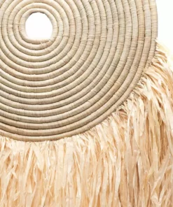 KAZI Medium Natural Woven Wall Disc Home Goods