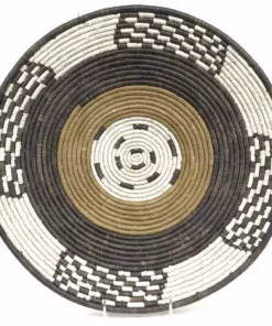 KAZI Ugandan Raffia Plate VI Home Goods