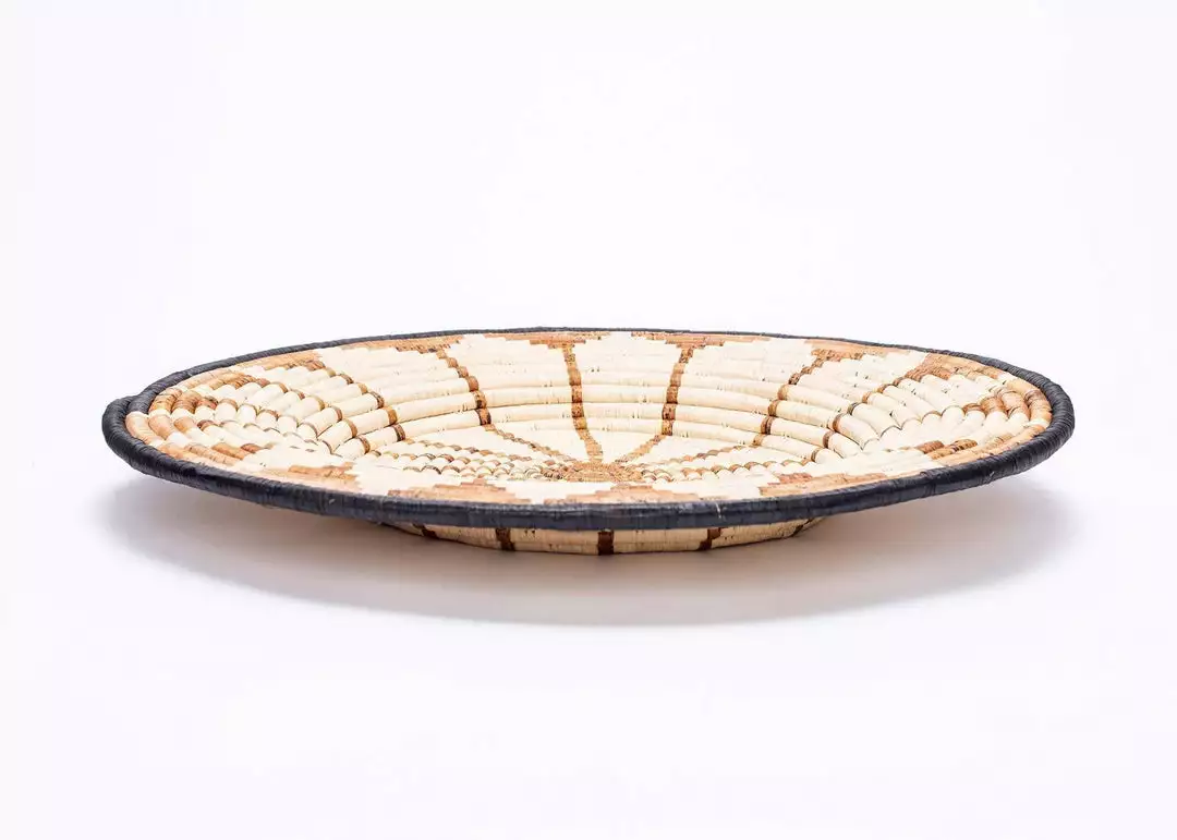 KAZI Large Banana Burst Woven Wall Plate Home Goods 2 KAZI Large Banana Burst Woven Wall Plate Home Goods